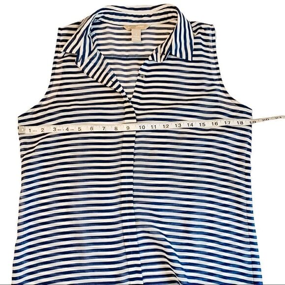 🍋Banana Republic•SemiSheer Striped Sleeveless Top - Picture 9 of 9